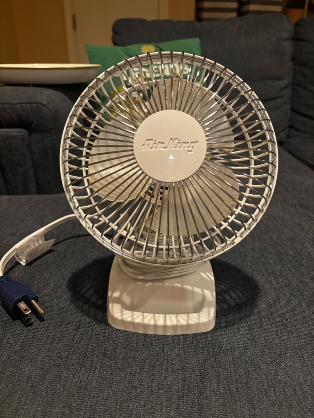 White Clip-On/Desk Fan - Portable Personal Cooling